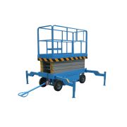 Подъемник ножничный передвижной 2000 кг 10/12 м TOR SJY-2-10 DC аккумуляторный (Y)