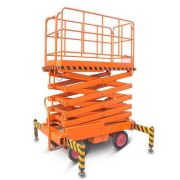 Подъемник ножничный самоходный 500 кг 6/8 м TOR SJY-0,5-6 DC аккумуляторный (Y)