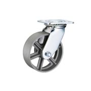 Колесо большегрузное поворотное SCS 55 125 мм чугунное (F)