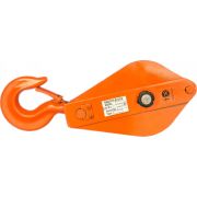 Блок монтажный однорольный с крюком TOR HQG(L) K1-1,0 т с откидной щекой (S)