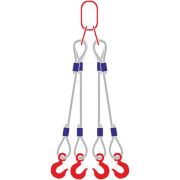 Строп канатный 4СК, с 4 крюками 6,3Т x 4,5М