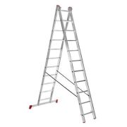 Лестница 2-х секционная алюминиевая 2*12
