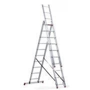Лестница 3-х секционная алюминиевая 3*10