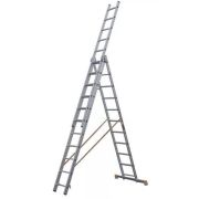 Лестница 3-х секционная алюминиевая 3*11