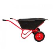 Тачка строительная 110 л 200 кг «Антиудар» двухколёсная с пневмоколесом
