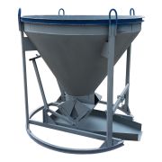 Бадья для бетона «Рюмка» 1,5 (БН-1,5), с лотком 600х1500 мм усиленная с приводом и площадкой