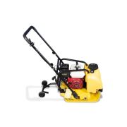 Виброплита TOR C-85T(R) 90 кг, 13,5кН (Honda) бак, коврик, колесный комплект