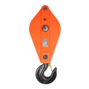 Блок монтажный однорольный с крюком TOR H K1 10т с откидной щекой (G)